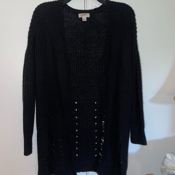 XS Arizona Jean Co. Distressed Cardigan - Picture 2 of 4